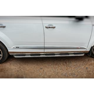 Bočné nášľapy OEM V1 (2 ks, hliník) Audi Q7 2015–2026 fotografia 4