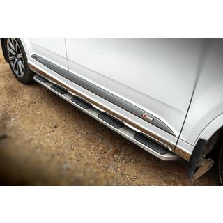 Bočné nášľapy OEM V1 (2 ks, hliník) Audi Q7 2015–2026 fotografia 1