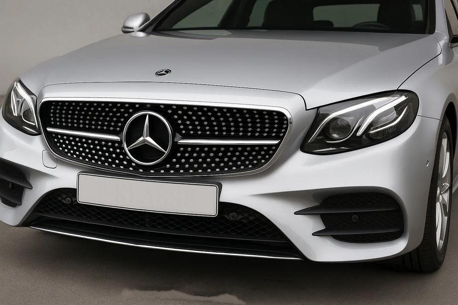 Mercedes Trieda E W213 2016–2023 Predná maska Diamond Black (pre Avantgarde/AMG-Line/E43 AMG/E53 AMG 2016-2020) Image