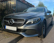 Mercedes C-class W205 2014–2021 Predná maska Diamond Silver (pre Avantgarde/AMG-Line/C43 AMG) 2018+, s kamerou fotografia 3