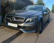 Mercedes C-class W205 2014–2021 Predná maska Diamond Silver (pre Avantgarde/AMG-Line/C43 AMG) 2018+, s kamerou fotografia 5