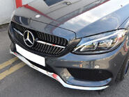 Mercedes C-class W205 2014–2021 Predná maska Diamond Silver (pre Avantgarde/AMG-Line/C43 AMG) 2018+, s kamerou fotografia 16