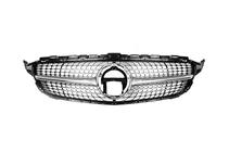 Mercedes C-class W205 2014–2021 Predná maska Diamond Silver (pre Avantgarde/AMG-Line/C43 AMG) 2018+, s kamerou fotografia 11