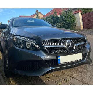 Predná maska Diamond Silver (pre Avantgarde/AMG-Line/C43 AMG) Mercedes C-сlass W205 2014–2021 fotografia 4