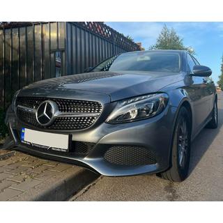 Predná maska Diamond Silver (pre Avantgarde/AMG-Line/C43 AMG) Mercedes C-сlass W205 2014–2021 fotografia 3
