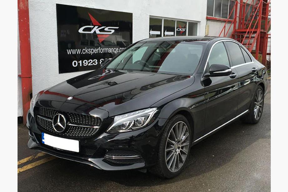 Mercedes C-class W205 2014–2021 Predná maska Diamond Silver (pre Avantgarde/AMG-Line/C43 AMG) 2018+, bez kamery Fotografia 14