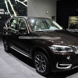 Integrované strešné lyžiny chrómové OEM (hliník, montáž lepením) BMW X5 F15 2013–2018 fotografia 2