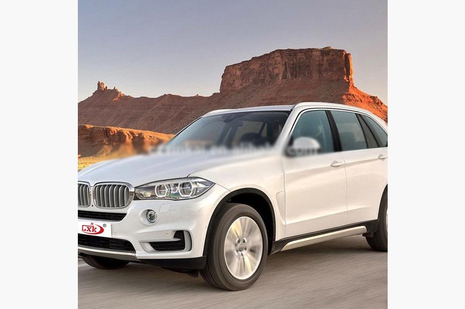 BMW X5 F15 2013–2018 Integrované strešné lyžiny chrómové OEM (hliník, montáž lepením) Image