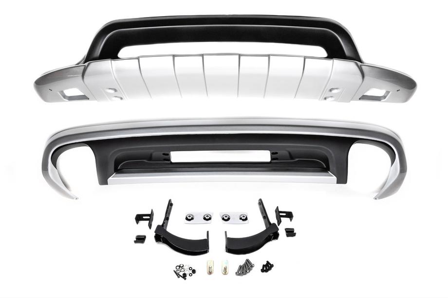 Volkswagen Touareg 2010–2018 Predný a zadný lip spojler V1 (2014↗) Fotografia 1