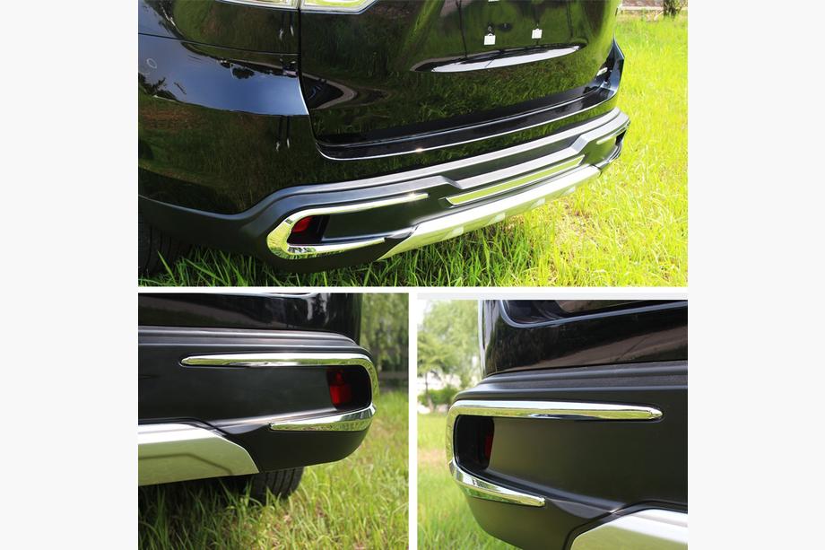 Toyota Highlander 2013–2019 Predný a zadný lip spojler 2014-2017 (2 ks) Fotografia 4