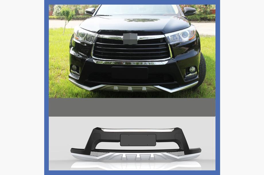 Toyota Highlander 2013–2019 Predný a zadný lip spojler 2014-2017 (2 ks) Fotografia 5