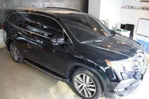 Honda Pilot 2015–2022 Bočné prahy Originál (2 ks, hliník) fotografia 9