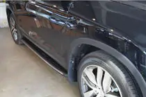 Honda Pilot 2015–2022 Bočné prahy Originál (2 ks, hliník) fotografia 7