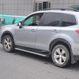 Bočné prahy Originál (2 ks, hliník) Subaru Forester 2013–2018 fotografia 4