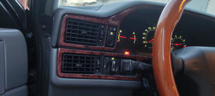 Volvo 850 1991–1997 Kryty palubnej dosky (1993-1997) Hliník fotografia 4