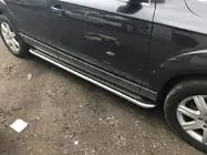 Audi Q7 2005–2015 Bočné nášľapy Maydos V2 (2 ks, hliník/nehrdzavejúca oceľ) fotografia 2