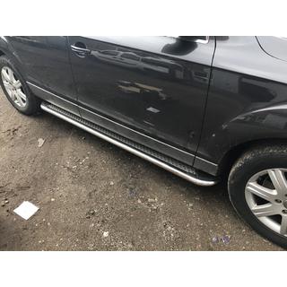Bočné nášľapy Maydos V2 (2 ks, hliník/nehrdzavejúca oceľ) Audi Q7 2005–2015 fotografia 2