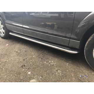 Bočné nášľapy Maydos V2 (2 ks, hliník/nehrdzavejúca oceľ) Audi Q7 2005–2015 fotografia 3