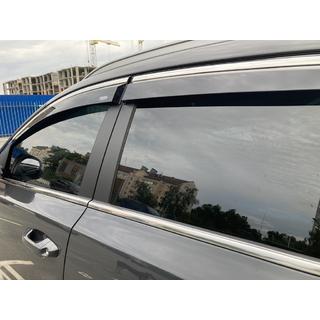 Okenné deflektory s chrómovou lištou (4 ks, Niken) Kia Sportage 2015–2021 fotografia 2