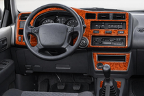 Toyota Rav 4 1996–2001 Kryty palubnej dosky Hliník fotografia 1
