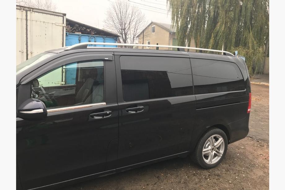 Mercedes Vito W639 2004–2014 Sivé strešné lyžiny Skyport (celokovové) Krátky rázvor (SHORT) Fotografia 3