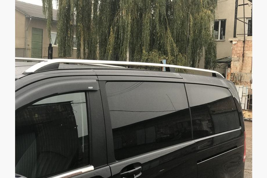 Mercedes Vito W639 2004–2014 Sivé strešné lyžiny Skyport (celokovové) Krátky rázvor (SHORT) Fotografia 5