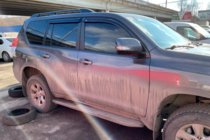 Lexus GX460 2009–2023 Deflektory okien 11 cm (4 ks, HIC) fotografia 11