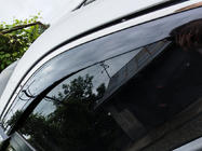 Kia Sportage 2004–2010 Okenné deflektory s chrómovou lištou (4 ks, Niken) fotografia 8