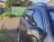 Chevrolet Captiva 2006–2019 Okenné deflektory s chrómovou lištou (4 ks, Niken) fotografia 5