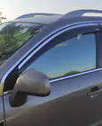 Chevrolet Captiva 2006–2019 Okenné deflektory s chrómovou lištou (4 ks, Niken) fotografia 6