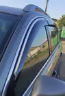 Chevrolet Captiva 2006–2019 Okenné deflektory s chrómovou lištou (4 ks, Niken) fotografia 7