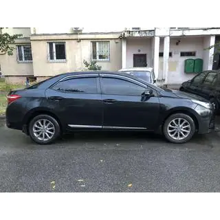 Okenné deflektory s chrómovou lištou (4 ks, Niken)