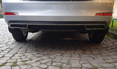 Skoda Octavia III A7 2013–2019 Lišta zadného difúzora (2013-2017, nerezová oceľ) fotografia 6