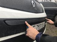 Renault Kangoo 2008–2020 Zimná horná mriežka chladiča (2008-2013) Matná fotografia 4