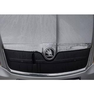 Zimná clona na masku chladiča (horná) Skoda Octavia II A5 2010–2013 fotografia 2