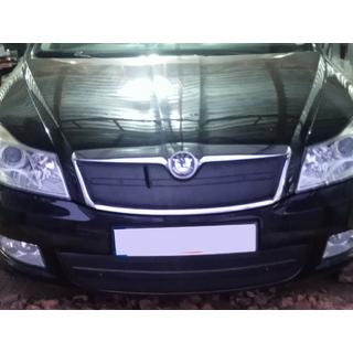 Zimná clona na masku chladiča (horná) Skoda Octavia II A5 2010–2013 fotografia 3