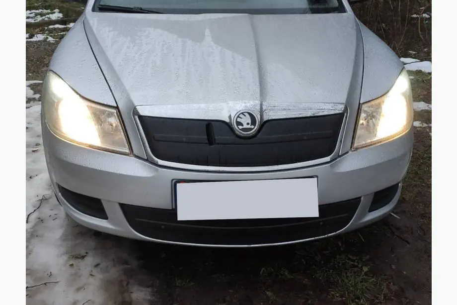 Skoda Octavia II A5 2010–2013 Zimná clona na masku chladiča (horná) Image