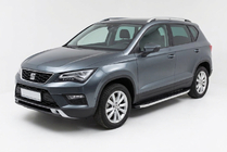 Seat Ateca 2016– Bočné nášľapy Fullmond (2 ks, hliník) fotografia 1