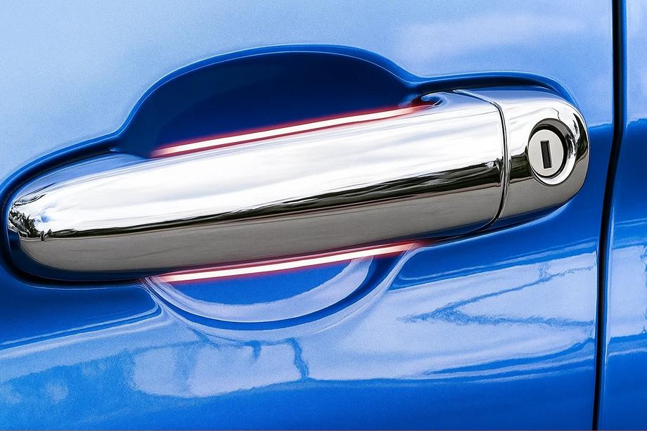BMW 5. rad E60/E61 2003–2010 Chrómové kryty kľučiek (4 ks, nerez) Image