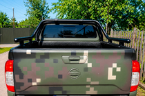 Isuzu D-Max 2011–2019 Ochranný oblúk karosérie (čierny) fotografia 5