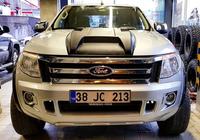 Ford Ranger 2011–2022 Deflektor kapoty V1 (ABS) fotografia 2