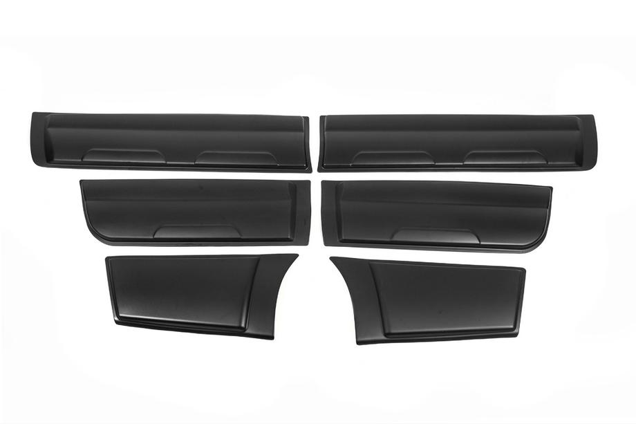 Toyota Hilux 2015– Dverové lišty Meliset (6 ks, ABS) Image
