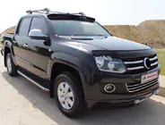 Volkswagen Amarok 2010–2022 Deflektor čelného skla (Meliset) fotografia 3