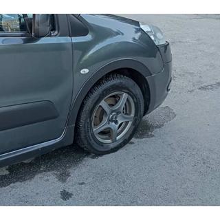 Nástavce lemov blatníkov (4 ks, čierne) Citroen Berlingo 2008–2018 fotografia 4