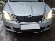 Skoda Octavia II A5 2010–2013 Zimná clona na masku chladiča (spodná) fotografia 2