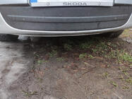 Skoda Octavia II A5 2010–2013 Zimná clona na masku chladiča (spodná) fotografia 1