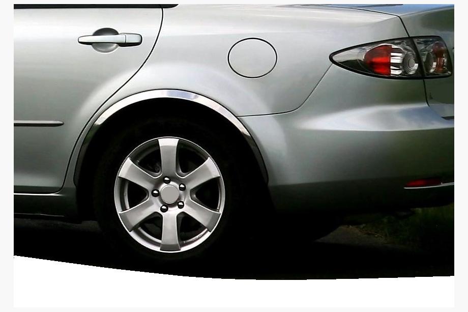 Mazda 6 2003–2008 Nerezové lemy blatníkov (4 ks) Image