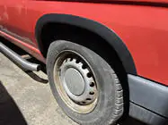 Mercedes Vito W638 1996–2003 Nástavce lemov blatníkov (4 ks, čierne) fotografia 1