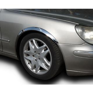 Nerezové lemy blatníkov (4 ks) Mercedes S-сlass W220 1998–2005 fotografia 2