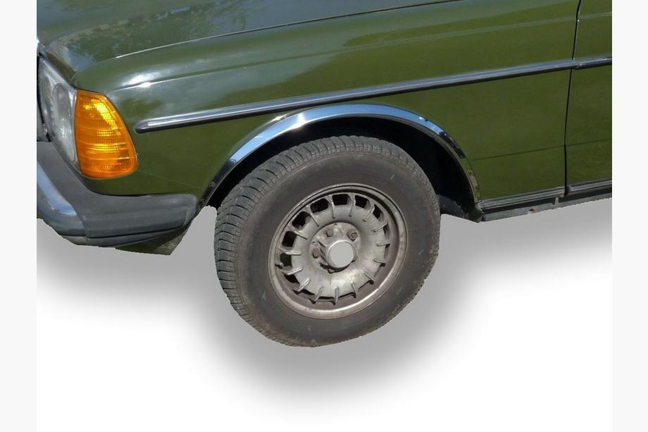 Mercedes W123 1975–1986 Nerezové lemy blatníkov (4 ks) Image